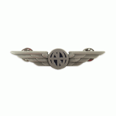 PIN PILOT WINGS LAPEL SILVER AW500-L-S