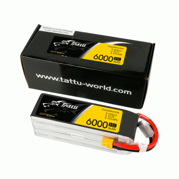 GENS ACE TATTU 22.2V 6000MAH 35C 6S LIPO XT60
