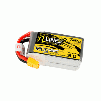 GENS ACE TATU R-LINE 1800MAH 14.8V 120C LIPO RACING 3.0 XT60 PLUG