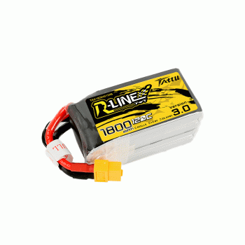 GENS ACE 14.8V 1800MA R-LINE 120C LIPO RACING 3.0 XT60 TATTU