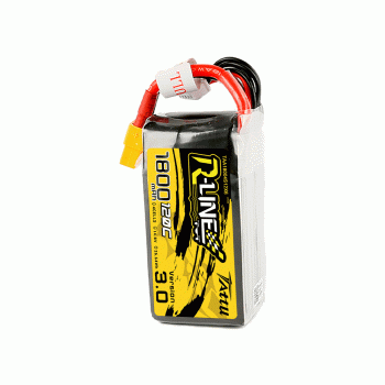 GENS ACE TATU R-LINE 1800MAH 14.8V 120C LIPO RACING 3.0 XT60 PLUG