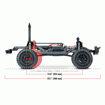 CARRO TRAXXAS 1/10 TRX-4 LAND ROVER DEFENDER CRAWLER SAND 820564