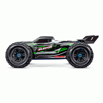 CARRO TRAXXAS 1/8 SLEDGE BLX 6S 4WD TQI GREEN 95076-4