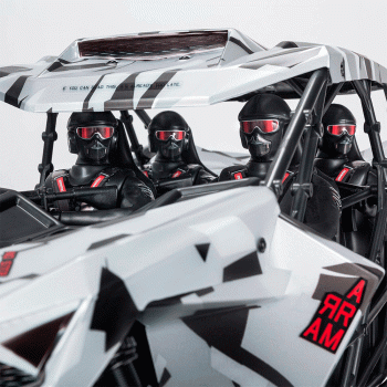 CARRO ARRMA 1/7 FIRETEAM 6S 4WD BLX SPEED ASSAULT RTR WHITE ARA7618T2