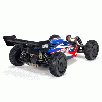 CARRO ARRMA 1/8 TLR TUNED TYPHON 6S 4WD BLX BUGGY RTR RED/BLUE ARA8406