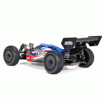 CARRO ARRMA 1/8 TLR TUNED TYPHON 6S 4WD BLX BUGGY RTR RED/BLUE ARA8406