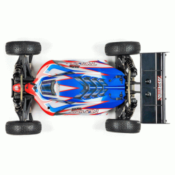 CARRO ARRMA 1/8 TLR TUNED TYPHON 6S 4WD BLX BUGGY RTR RED/BLUE ARA8406