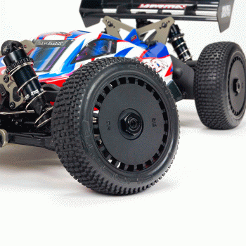 CARRO ARRMA 1/8 TLR TUNED TYPHON 6S 4WD BLX BUGGY RTR RED/BLUE ARA8406