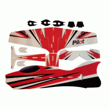 PILOT RC SHOCK FLYER PNP VERSION WHITE/RED