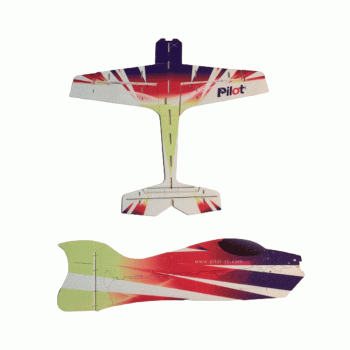 AVIAO PILOT RC SHOCK FLYER PNP VERSION BLUE/RED/YELLOW