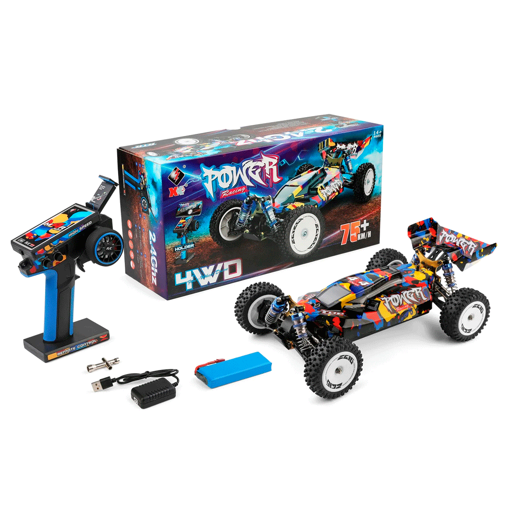 CARRO WLTOYS 1/12 POWER RACING 75KM 4WD 124007 CARRO WLTOYS 1/12 POWER RACING 75KM 4WD 124007