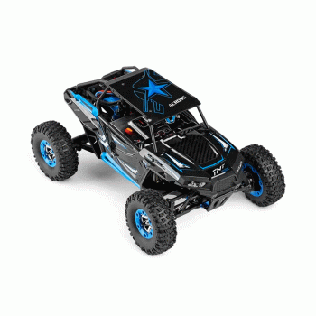 WLTOYS CAR 1/12 RC ACROSS HORSE POWER 50KM 4WD WATERPROOF BLUE 12427-B