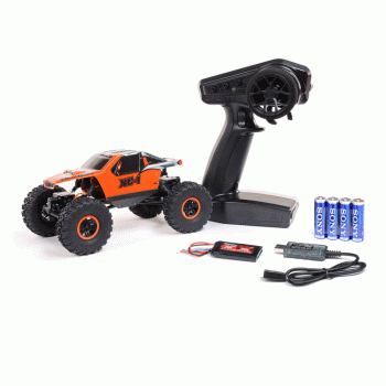 CARRO AXIAL 1/24 AX24 XC-1 4WS CRAWLER BRUSHED RTR ORANGE AXI00003T2