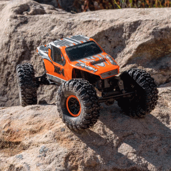 CARRO AXIAL 1/24 AX24 XC-1 4WS CRAWLER BRUSHED RTR ORANGE AXI00003T2