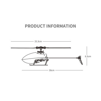 HELICOPTERO WLTOYS EAGLE XK K127 4CH 6-AXIS GYRO