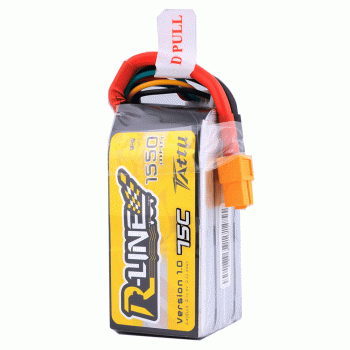 GENS ACE 1550MAH 14.8V 75C XT60 R-LINE