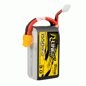 GENS ACE TATTU R-LINE 1550MAH 18.5V 120C LIPO RACING 3.0 XT60 PLUG