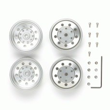 TAMIYA ACC METAL PLATED REAR WHEELS 22MM KIT 56518