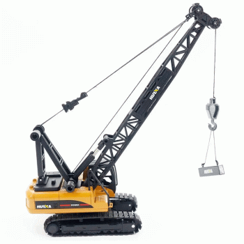 HUINA MINIATURA 1/50 METAL GUINDASTE CRAWLER CRANE 1720