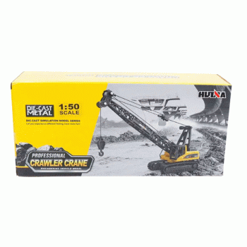 HUINA MINIATURA 1/50 METAL GUINDASTE CRAWLER CRANE 1720