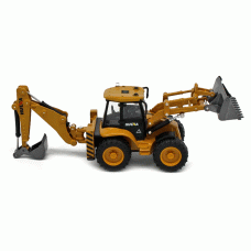 HUINA MINIATURA 1/50 METAL BACK HOE LOADER RETROESCAVADORA 1704