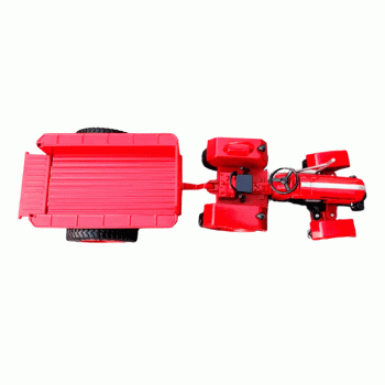 TRATOR KDW 1/18 METAL COM TRAILER 691013