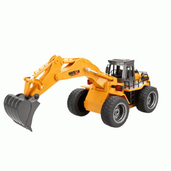 EXCAVATOR HUINA 1/18 RC ESCAVADERA COM RODA 6CH 1530