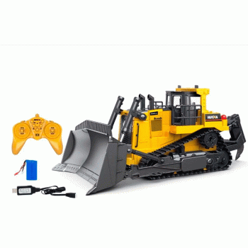 EXCAVATOR HUINA 1/16 RC BULLDOZER 8CH 1569