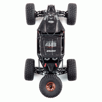 CARRO LOSI 1/10 LASERNUT U4 4WD BRUSHLESS RTR SMART BLACK LOS03028T2