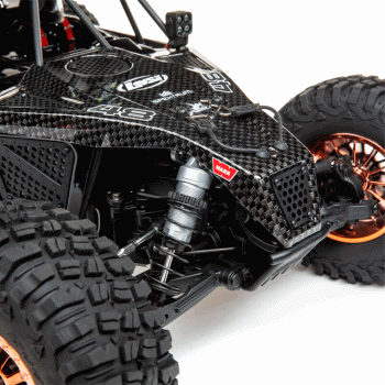 CARRO LOSI 1/10 LASERNUT U4 4WD BRUSHLESS RTR SMART BLACK LOS03028T2