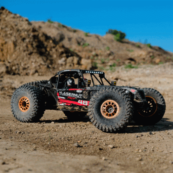 CARRO LOSI 1/10 LASERNUT U4 4WD BRUSHLESS RTR SMART BLACK LOS03028T2