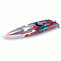 LANCHA TRAXXAS SPARTAN BRUSHLESS TQI TSM RED 57076-4