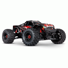 CARRO TRAXXAS 1/10 MAXX MONSTER TRUCK TQI 4S WIDEMAXX RED 890864