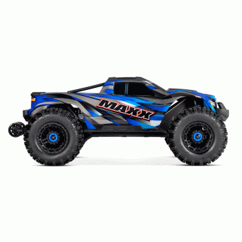 CARRO TRAXXAS 1/10 MAXX MONSTER TRUCK TQI 4S WIDEMAXX BLUE 89086-4