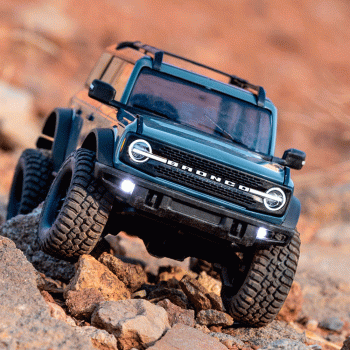 CARRO TRAXXAS 1/18 TRX-4M RTR 4WD BRONCO CRAWLE A51 970741