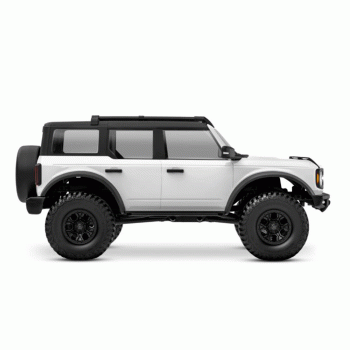 CARRO TRAXXAS 1/18 TRX-4M RTR 4WD BRONCO CRAWLE WHITE 970741