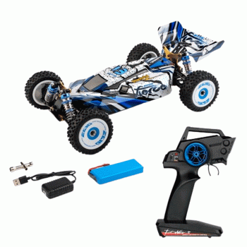 WLTOYS CAR 1/12 RC RACING FORCE 75KM 4WD 124017 BLUE