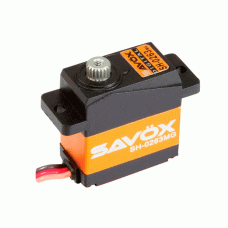 SAVOX SERVO SH-0263MG PLUS W/SOFT START 6V 2.2KG 0.10S MICRO