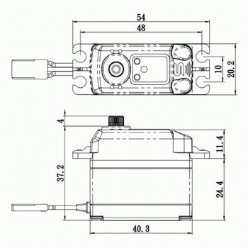 SAVOX SERVO SC-1256TG PLUS 6V 20KG 0.15S