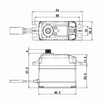 SAVOX SERVO SC-1268SG PLUS HV 7.4V 25KG 0.11S