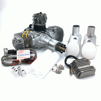 MOTOR DL ENGINE 120CC GAS W/ALTERNATOR 180W DLE120-T