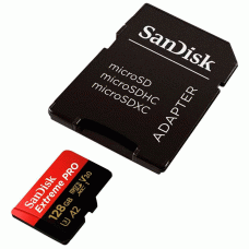 SANDISK MICROSDXC UHS-I EXTREME PRO 128GB 200MB/S CARD WITH ADAPTER
