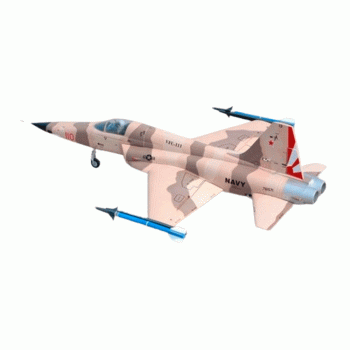 AVIAO FW F-5 TIGER II DESERT CAMO 80MM EDF JET (F5E) FJ20815P