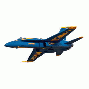 AVIAO FW F-18 90 PNP HORNET BLUE ANGELS 90MM EDF JET FJ31414P