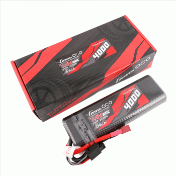 GENS ACE 7.4V 4000MAH 60C HARDCASE 8# T-PLUG