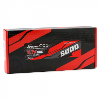 GENS ACE 11.1V 5000MAH 60C 3S LIPO G-TECH XT60 PLUG