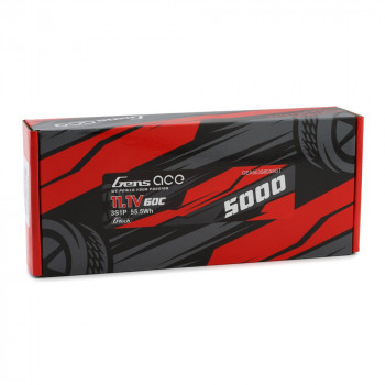 GENS ACE 11.1V 5000MAH 60C 3S LIPO G-TECH XT60 PLUG GENS ACE 11.1V 5000MAH 60C 3S LIPO G-TECH XT60 PLUG