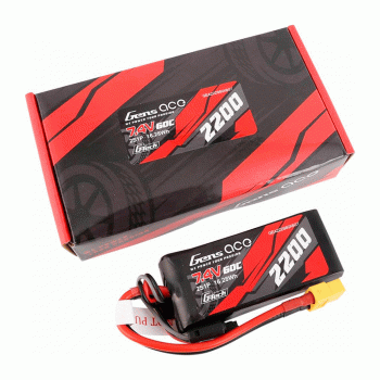 GENS ACE 7.4V 2200MAH 60C 2S G-TECH XT60