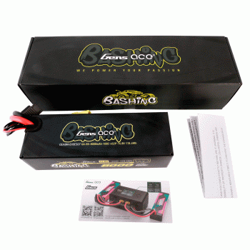 GENS ACE 14.8V 8000MAH BASHING 100C 4S G-TECH EC5 (FOR ARRMA)