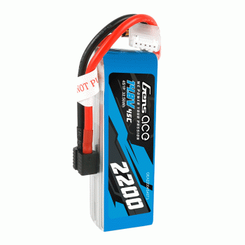GENS ACE 14.8V 2200MAH 45C 4S EC3 AND DEANS ADAPTER